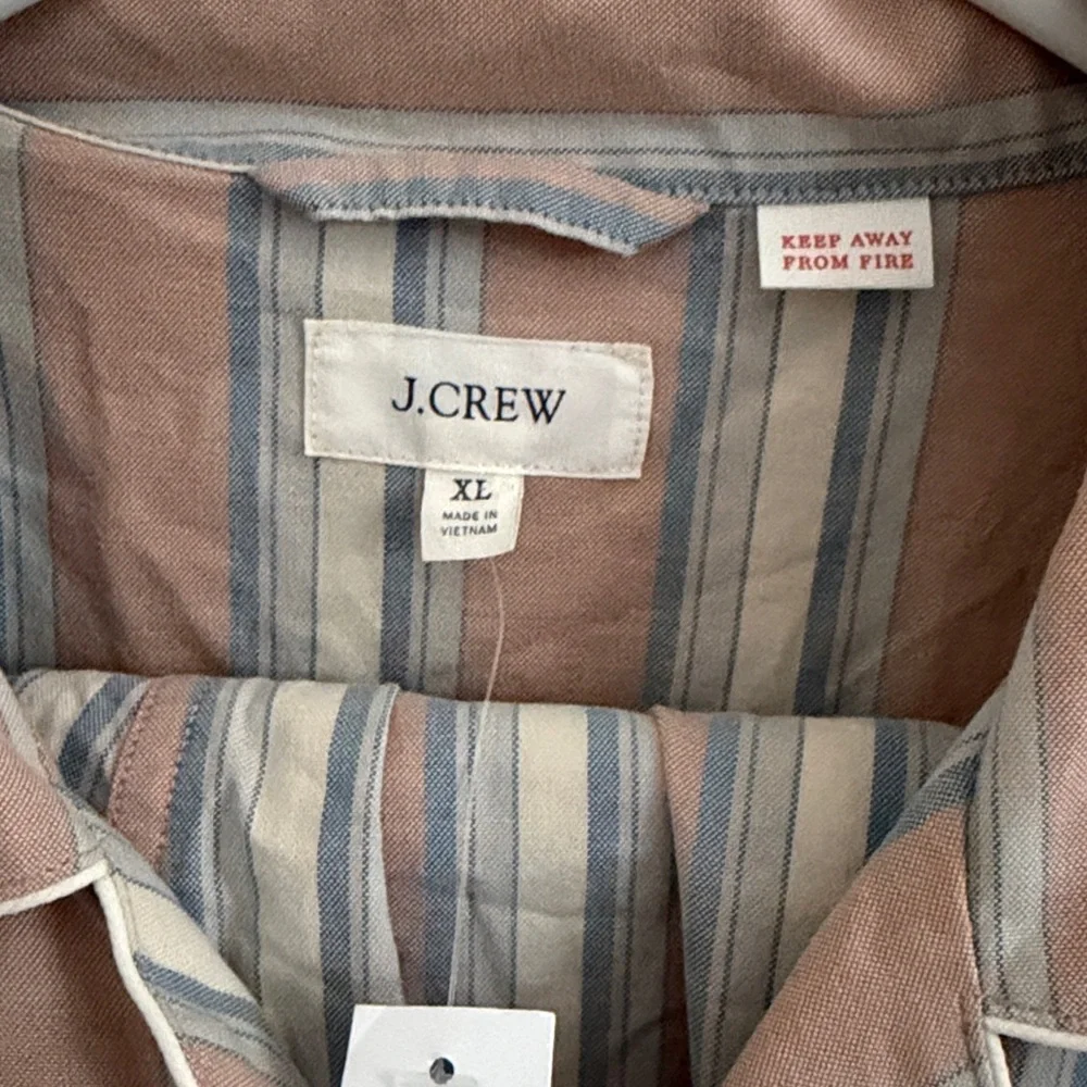 NWT J.Crew Men’s Pajama set 100% Cotton size XL